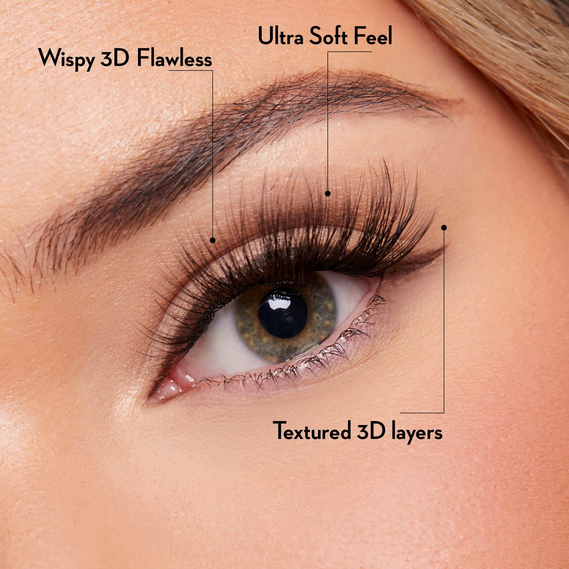 Luxe 3D Flawless -Glam Volume - 154 DIY Cluster Lashes - One V Salon