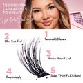 Luxe 3D Flawless -Glam Volume - 154 DIY Cluster Lashes - One V Salon