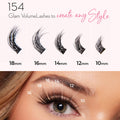 Luxe 3D Flawless -Glam Volume - 154 DIY Cluster Lashes (Bundles Packs) - One V Salon