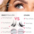 Miss Wispy Press On Preglued Under-lashes Cluster Lashes Day to Night - One V Salon