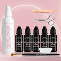 Brow Liquid Dye Complete Combo Kit - X5 colours - One V Salon