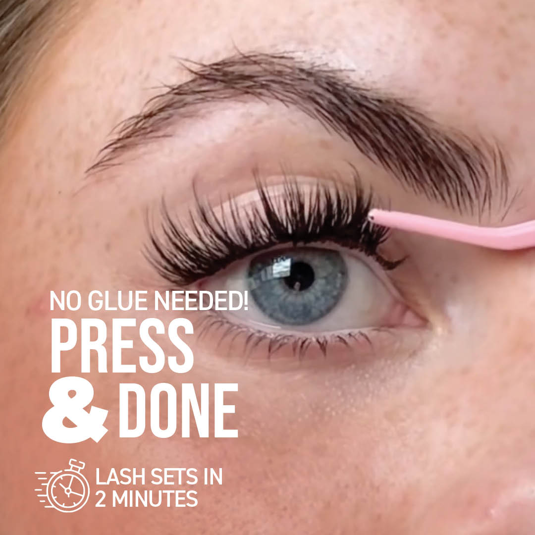 Vixen Press On Pre-glued Under-lashes Cluster Lashes & Applicator - One V Salon