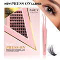 Miss Wispy Glam Volume Press On Pre-glued Under-lashes Cluster Lashes & Applicator - One V Salon