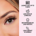 Glam Volume Press On Preglued Under-lashes Cluster Lashes - One V Salon