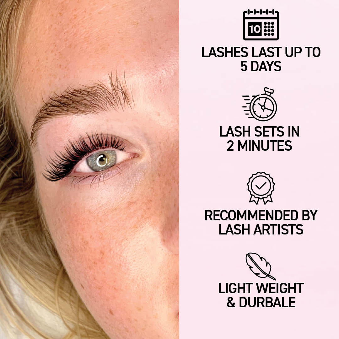 Vixen Press On Pre-glued Under-lashes Cluster Lashes & Applicator - One V Salon