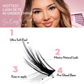Vixen Press On Pre-glued Under-lashes Cluster Lashes & Applicator - One V Salon