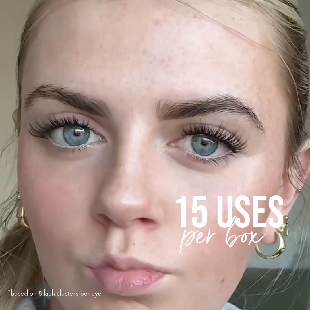 Press On Preglued Under-lashes Cluster Lashes Vixen - One V Salon