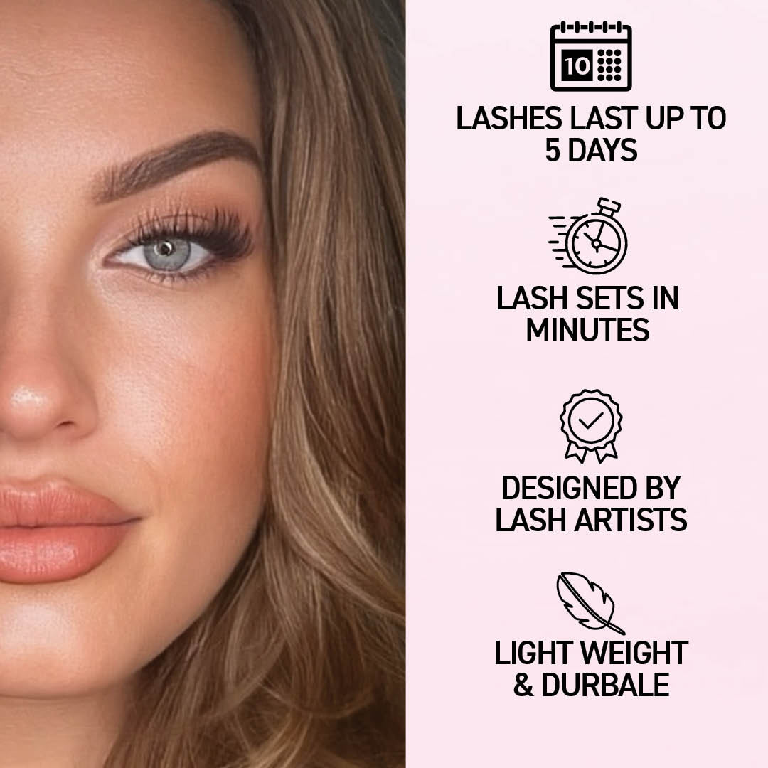 Cluster Lashes - Angel Lift - 154 DIY Cluster lashes Complete Kit - One V Salon