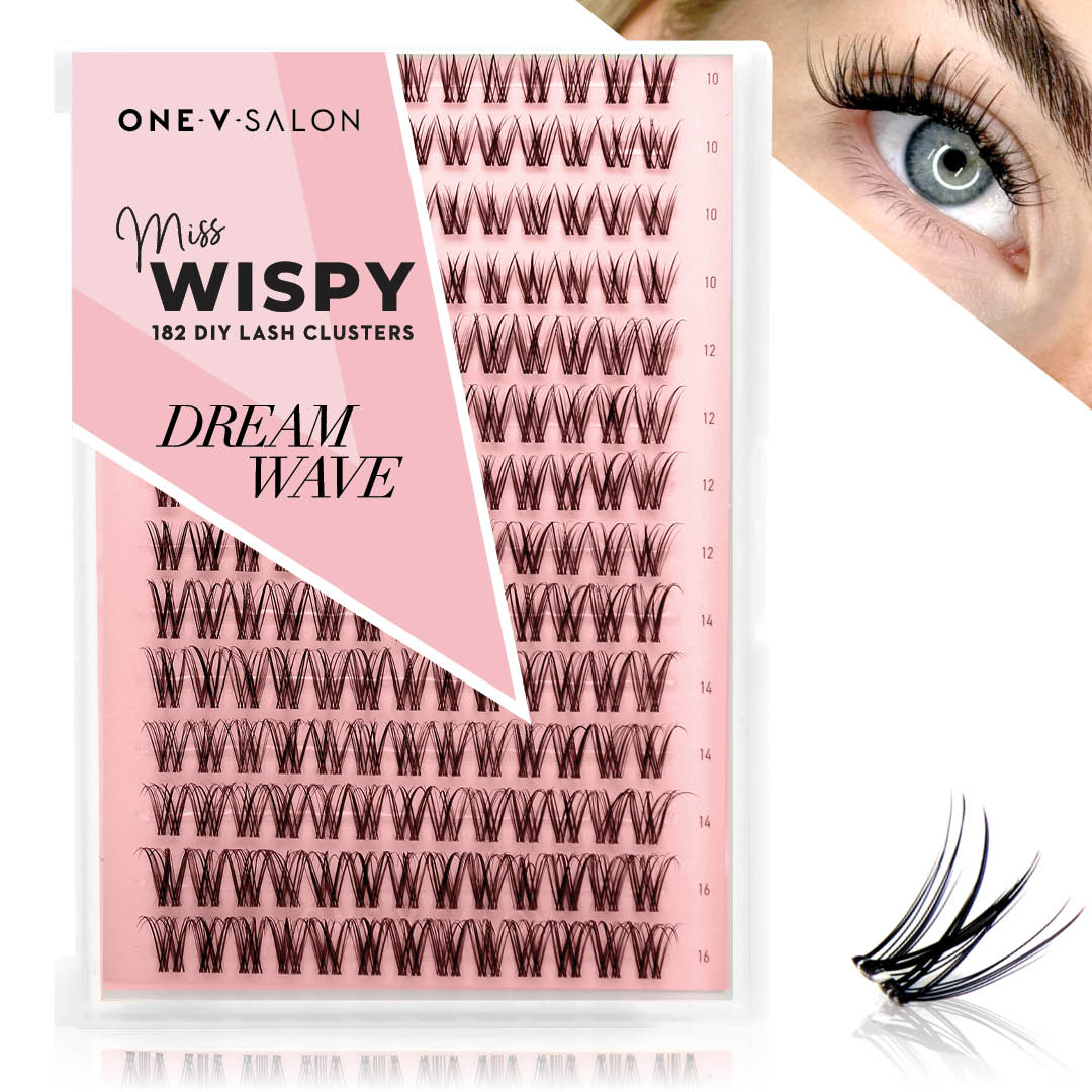 Miss Wispy Cluster Lashes - Dream Wave - 182 DIY Cluster lashes - One V Salon