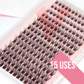 Miss Wispy Cluster Lashes - Dream Wave - 182 DIY Cluster lashes Complete Kit - One V Salon