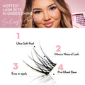 Angel Lift Press On Preglued Under-lashes Cluster Lashes - One V Salon