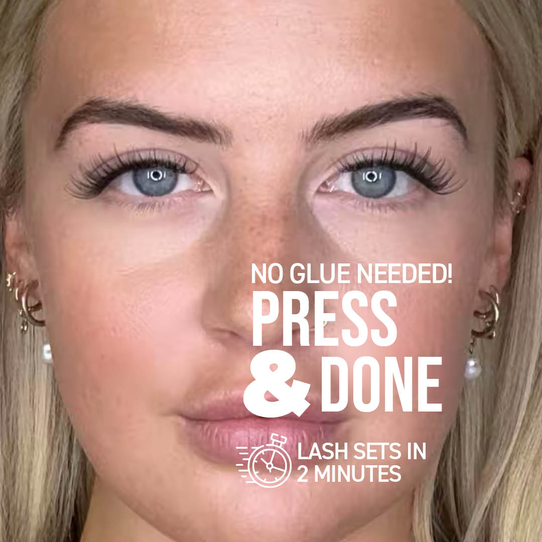 Press On Preglued Under-lashes Cluster Lashes Dream Wave - One V Salon