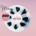 20D Pro-Point Ultimate - 500 loose Mix Fans - One V Salon
