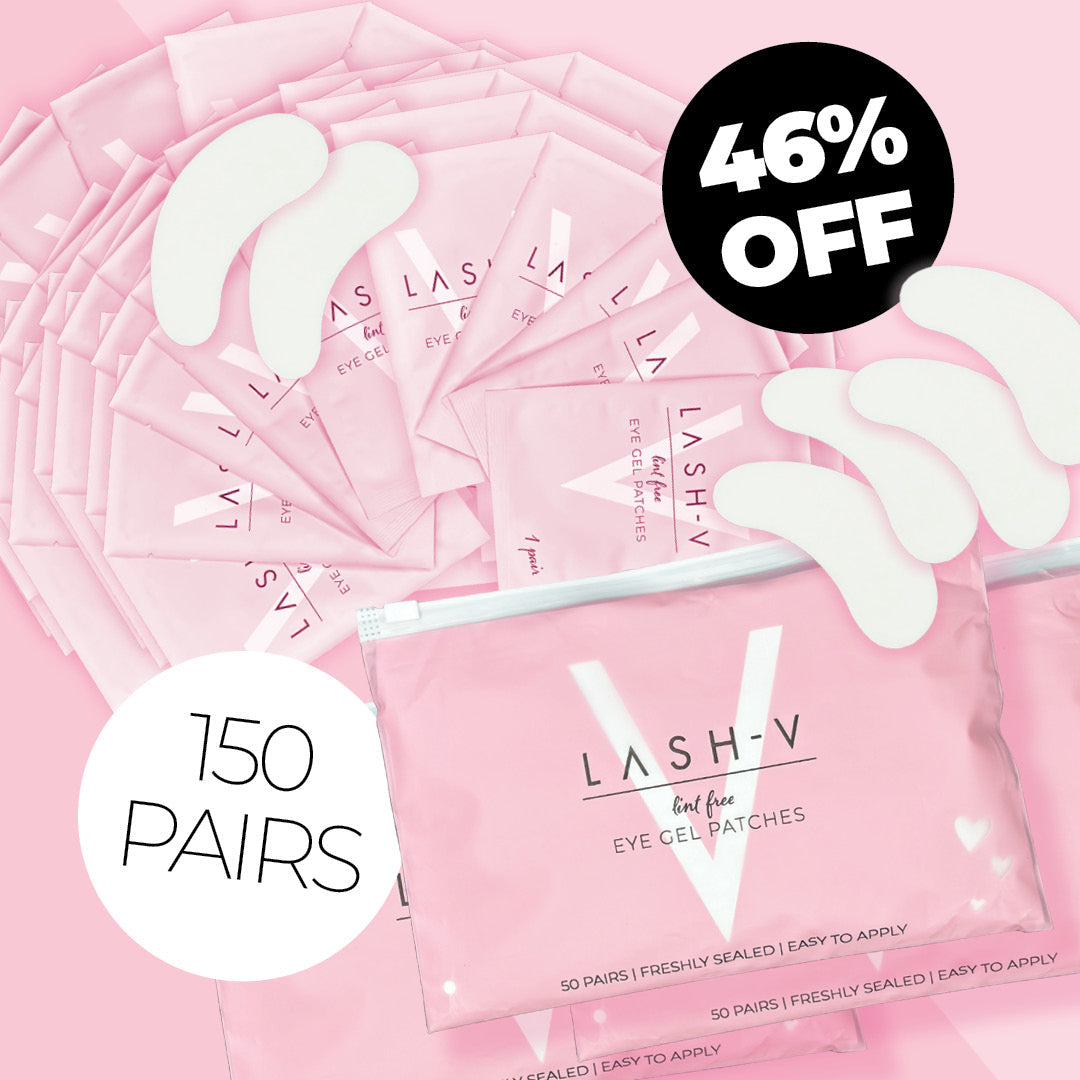 Eye Gel Pads - Lash Extension Supplies (50x pack/ 100x pack/ 150x pack/ 200 pack) - One V Salon