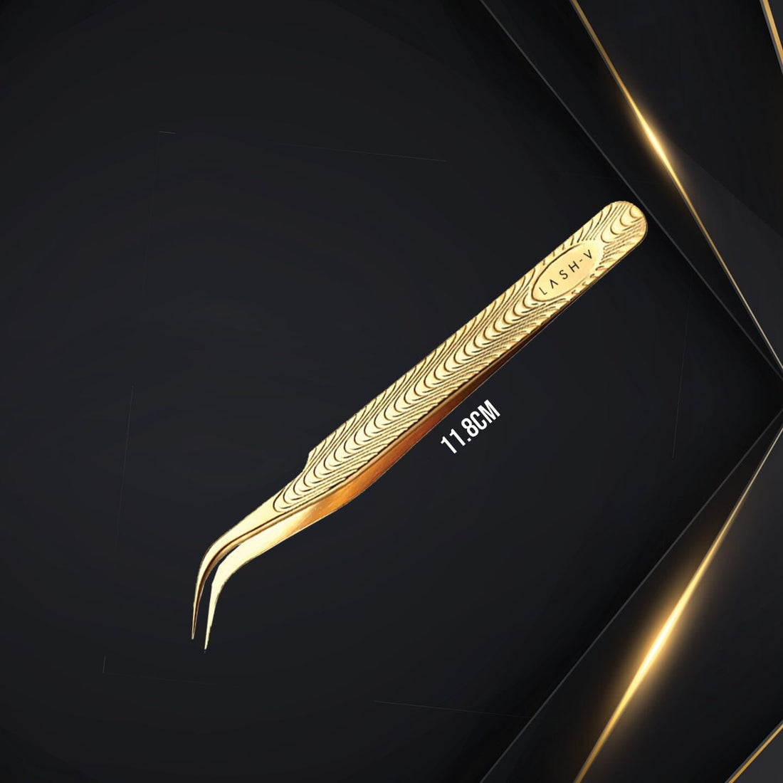 Luxe Gold Tweezers - Mini Isolator #7 - One V Salon