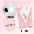 Sample Promade Lash Fans - 50 Loose Fans - One V Salon