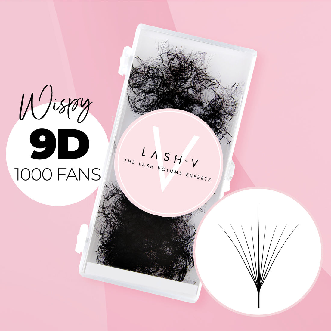 9D Promade Wispy Loose - 1000 Fans - One V Salon