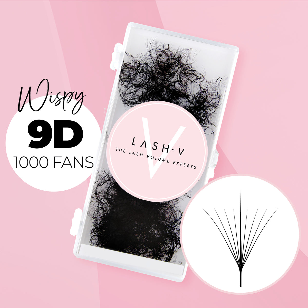 9D Promade Wispy Loose - 1000 Fans - One V Salon