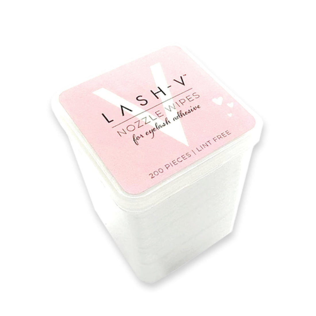 Nozzle Wipes for Eyelash Adhesive - Lint Free (200 Pieces) - One V Salon