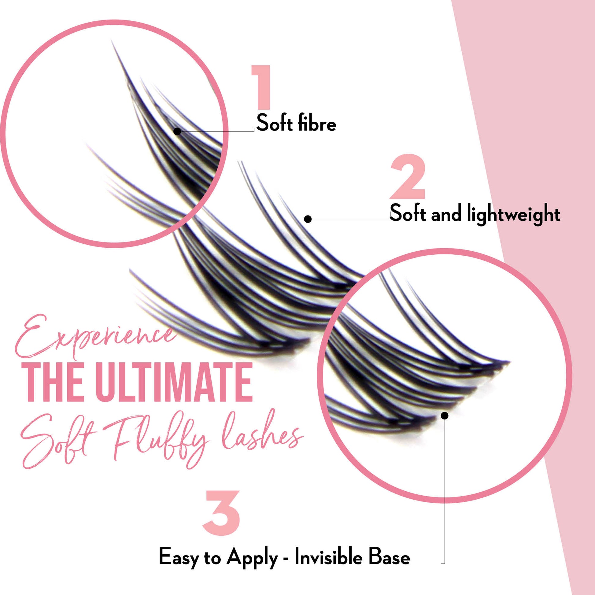 Miss Wispy Cluster Lashes - Cloud 9 - 140 DIY Cluster lashes Complete Kit - One V Salon