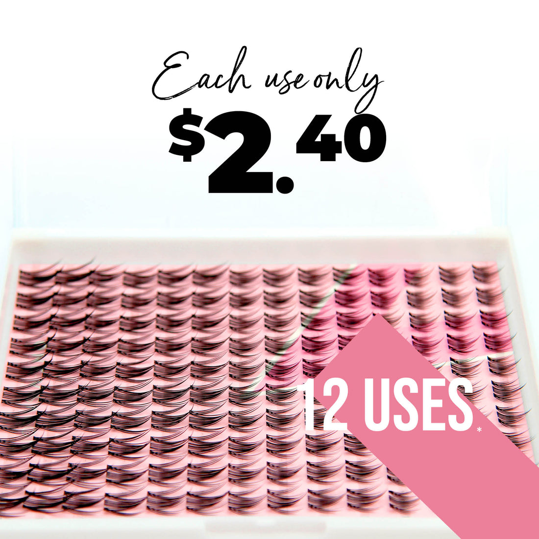 Miss Wispy Cluster Lashes - Cloud 9 - 140 DIY Cluster Lashes (Bundle packs) - One V Salon