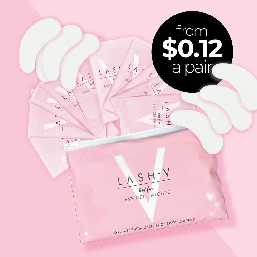 Eye Gel Pads - Lash Extension Supplies (50x pack/ 100x pack/ 150x pack/ 200 pack) - One V Salon