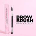 Precision Eyebrow Brush Dual Ended . - One V Salon