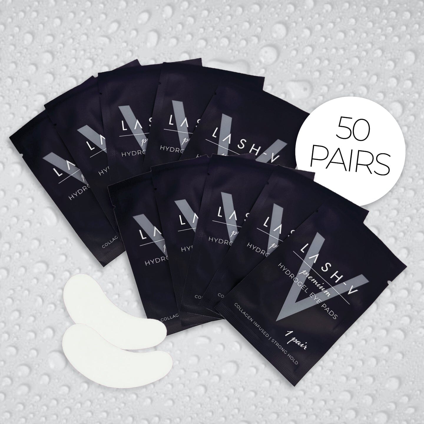 Premium Hydrogel Under Eye Pads - Eye Extensions Supplies (10x pack/ 50x pack / 100x pack / 150x pack) - One V Salon