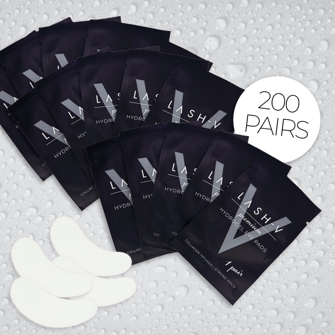 Premium Hydrogel Under Eye Pads - Eye Extensions Supplies (10x pack/ 50x pack / 100x pack / 150x pack) - One V Salon