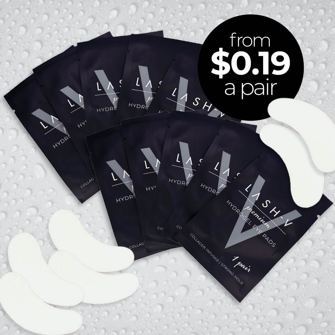 Premium Hydrogel Under Eye Pads - Eye Extensions Supplies (10x pack/ 50x pack / 100x pack / 150x pack) - One V Salon