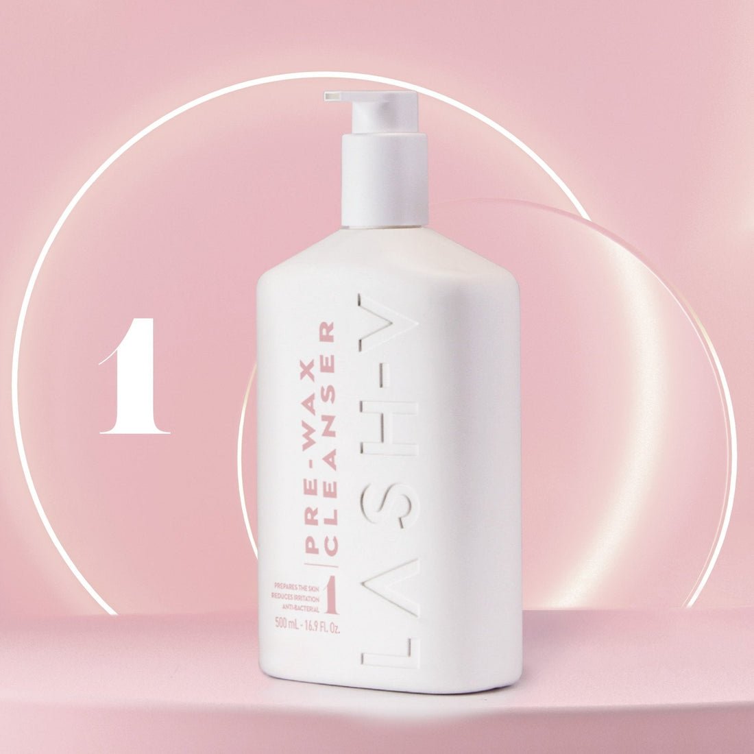 Step 1 - Pre-Wax Cleanser Lotion - 500 mL - One V Salon