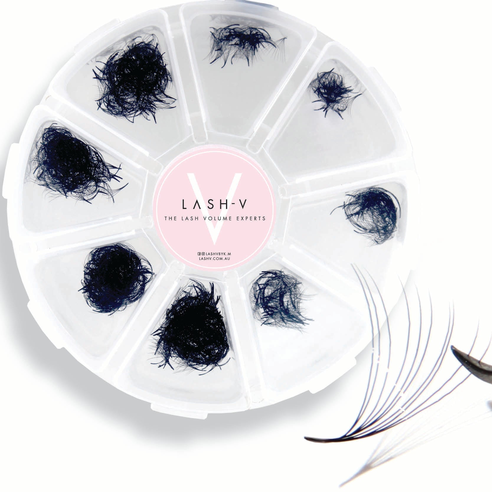 10D Promade Loose - 500 Mix Fans - One V Salon