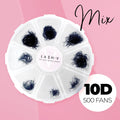 10D Promade Loose - 500 Mix Fans - One V Salon
