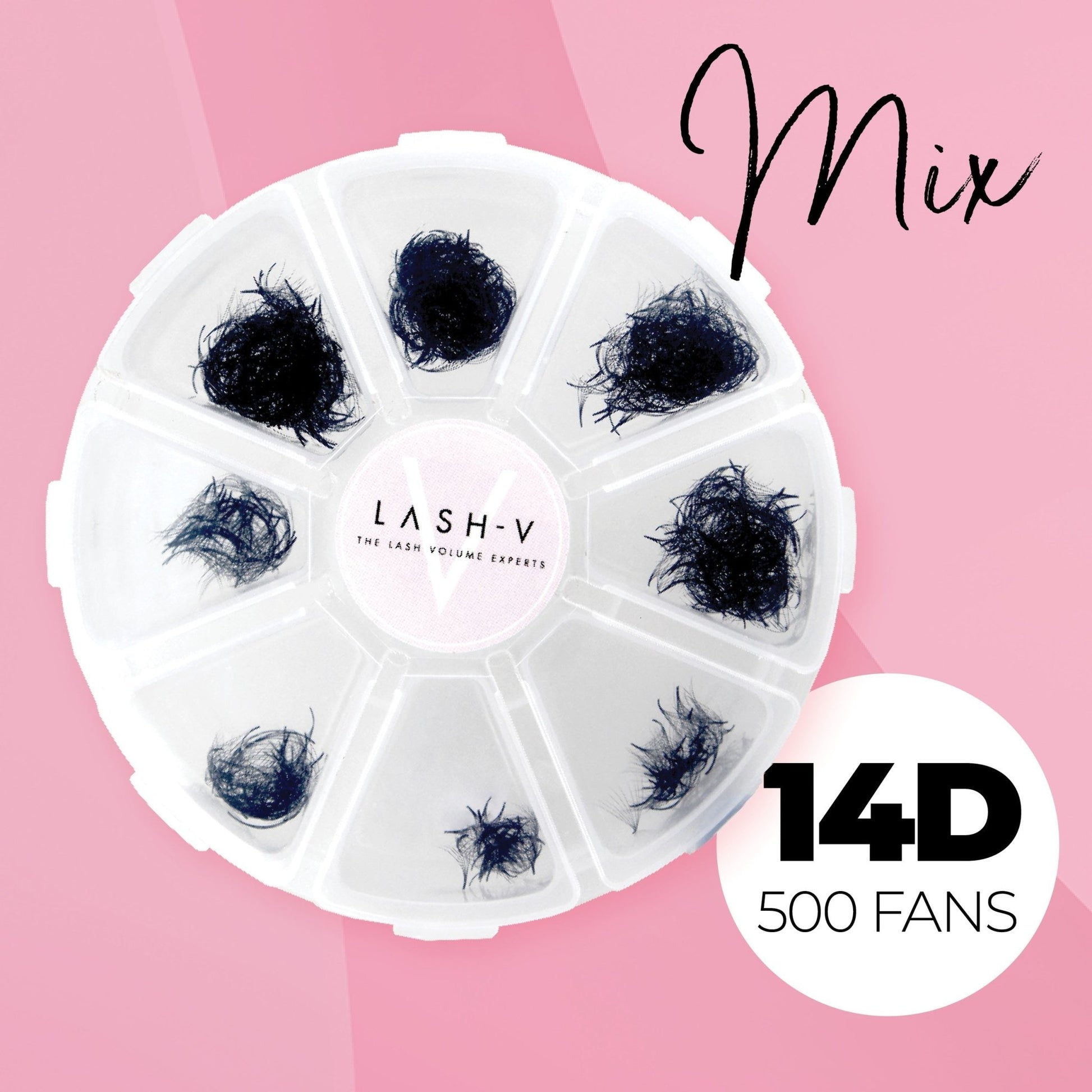 14D Promade Loose - 500 Mix Fans - One V Salon