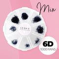6D Promade Loose - 1000 Mix Fans - One V Salon