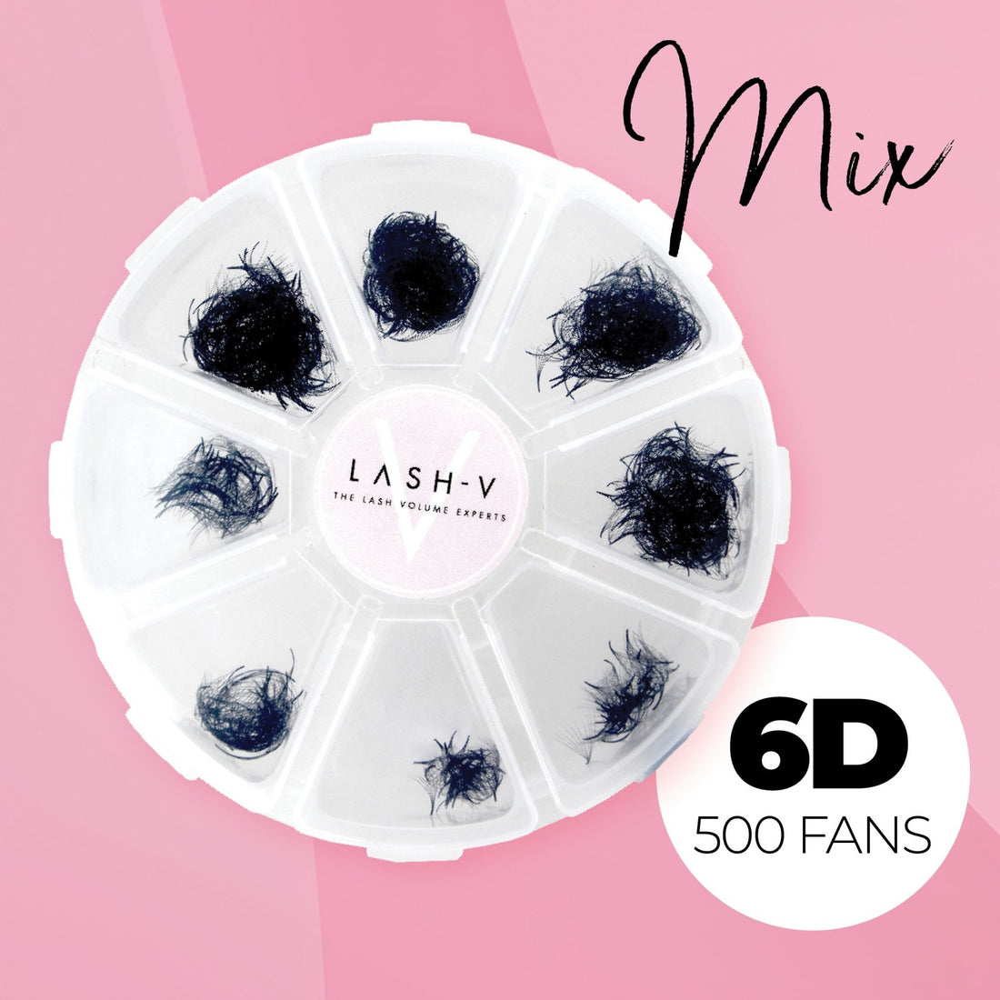 6D Promade Loose - 500 Mix Fans - One V Salon