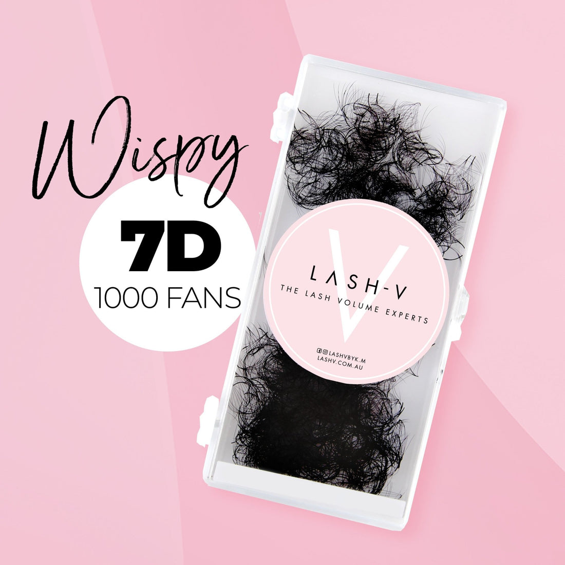 7D Promade Wispy Loose - 1000 Fans - One V Salon
