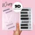9D Promade Wispy Ultra-speed - 1000 Fans - One V Salon
