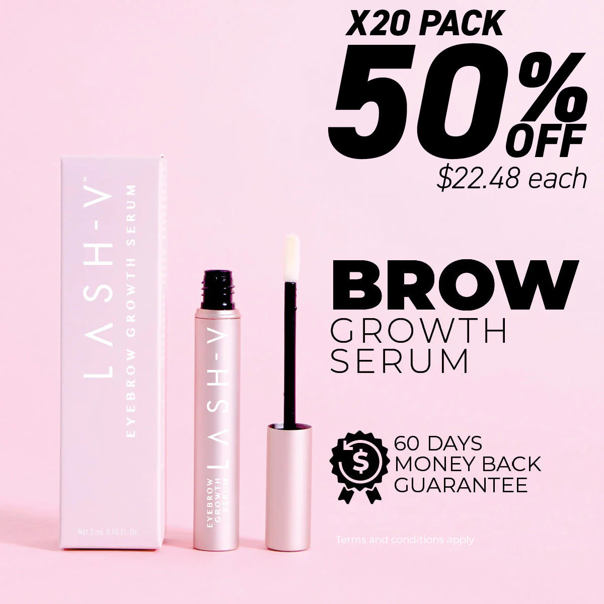 Eyebrow Growth Serum-Bundle Packs - One V Salon