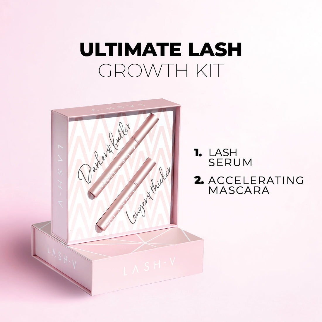 Combo Kit - Ultimate Lash Growth Kit - Lash Growth Serum & Mascara . - One V Salon