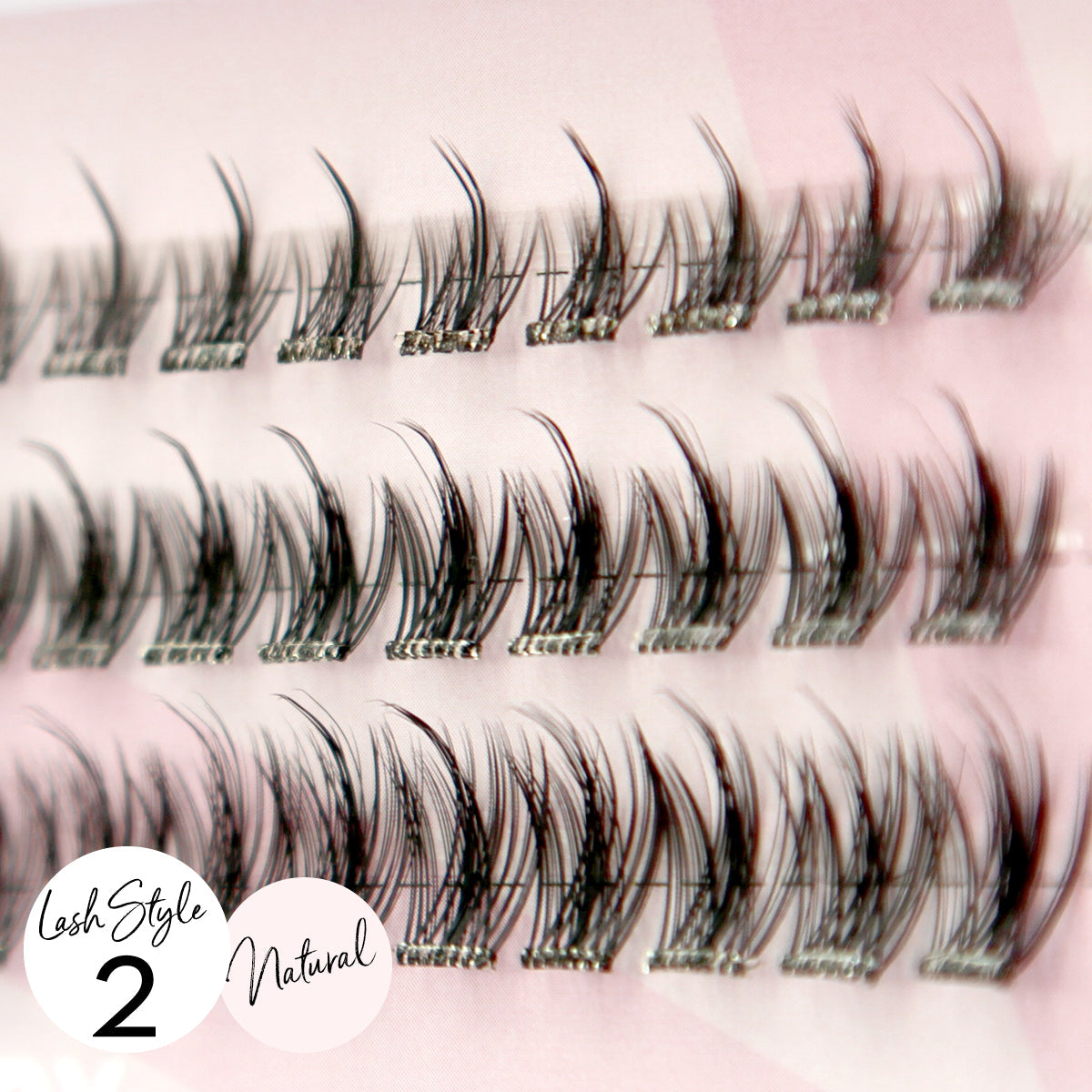 Miss Wispy Cluster Lashes - No Glue - 30 Clusters . - One V Salon