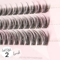 Miss Wispy Cluster Lashes - No Glue - 30 Clusters . - One V Salon