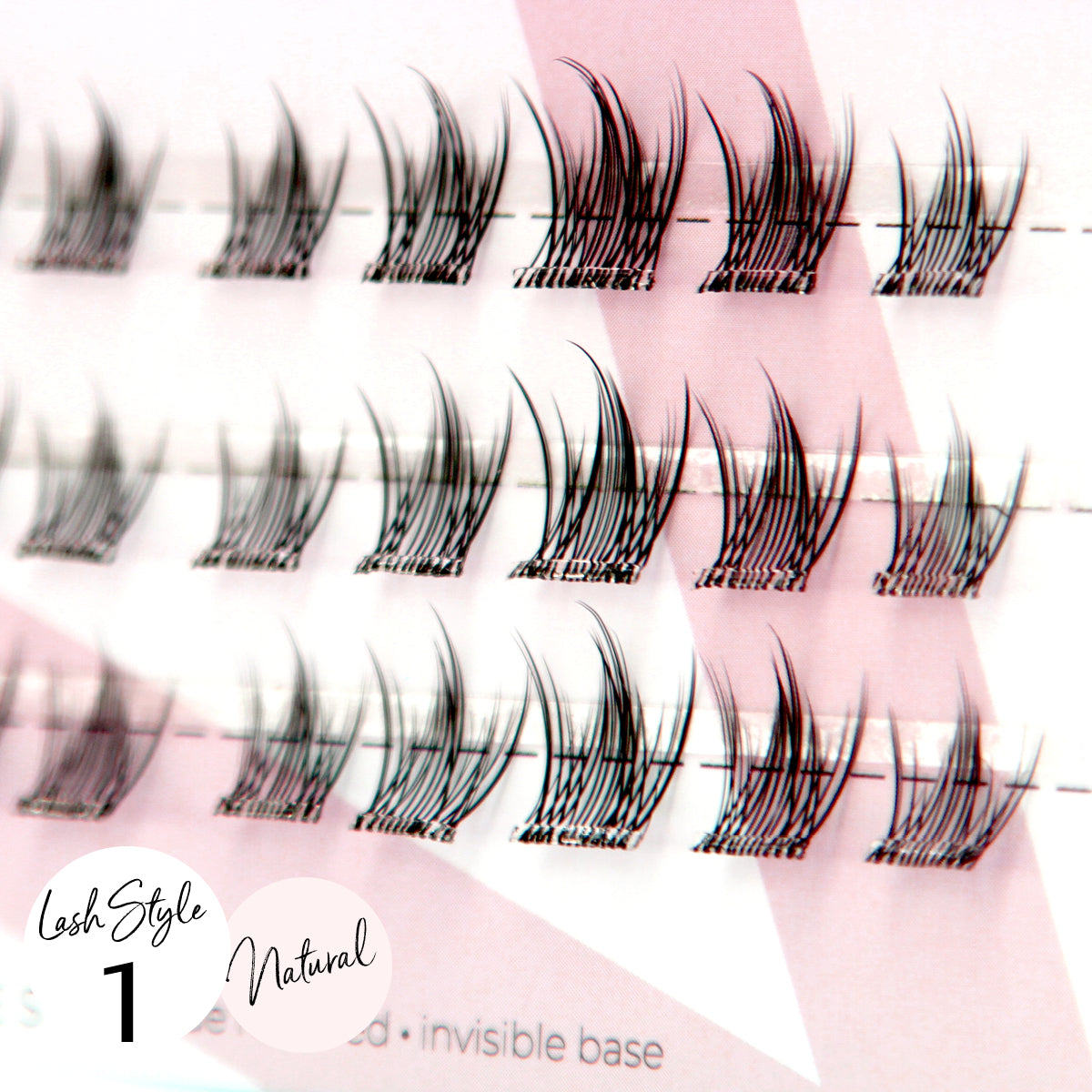 Miss Wispy Cluster Lashes - No Glue - 30 Clusters . - One V Salon