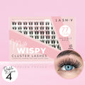 Miss Wispy Cluster Lashes - 77 Clusters-Bundle Packs - One V Salon