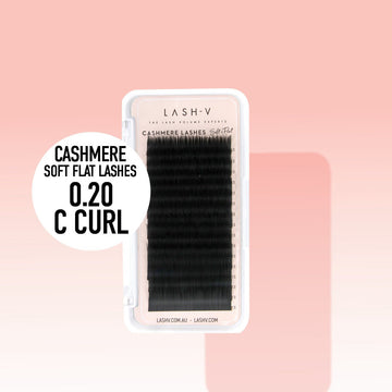 Cashmere Soft Flat Lashes - 0.20 - C Curl - One V Salon