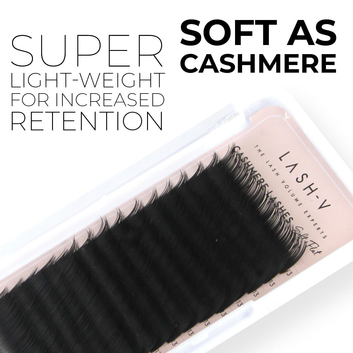 Cashmere Soft Flat Lashes - 0.20 - C Curl - One V Salon