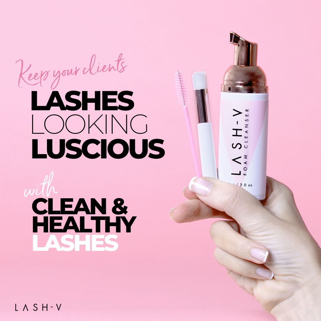 Lash Shampoo Kit - Lash Shampoo + Lash  Brush + Mascara Wand . - One V Salon