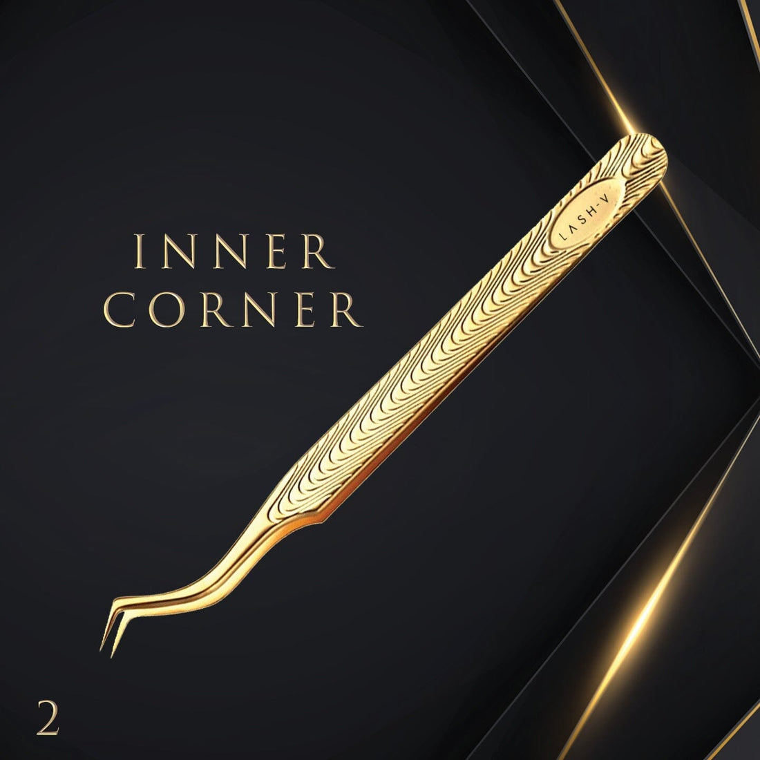 Luxe Gold Tweezers - Inner Corner #2 - One V Salon