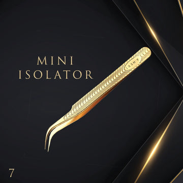 Luxe Gold Tweezers - Mini Isolator #7 - One V Salon
