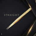 Luxe Gold Tweezers - Straight #1 - One V Salon